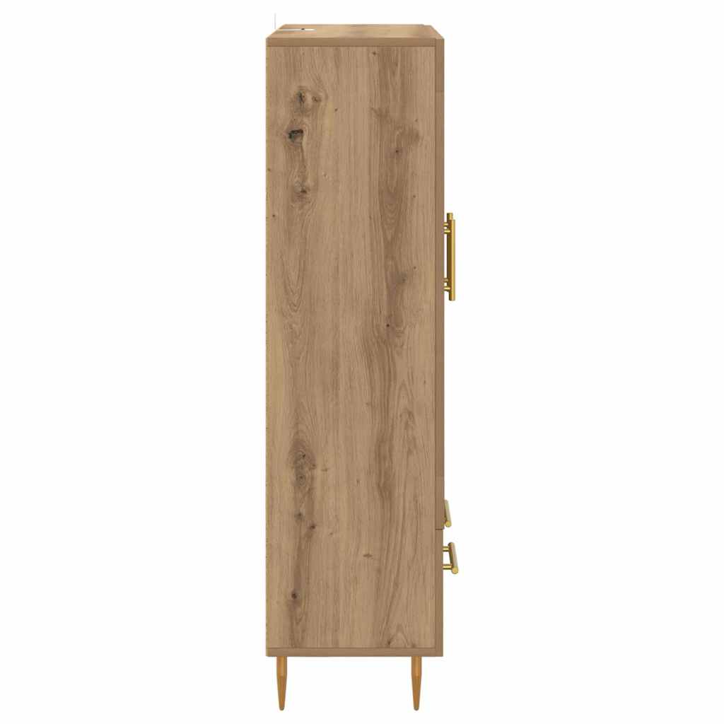 Highboard Artisan Egetræ 69,5 x 31 x 115 cm Konstrueret træ