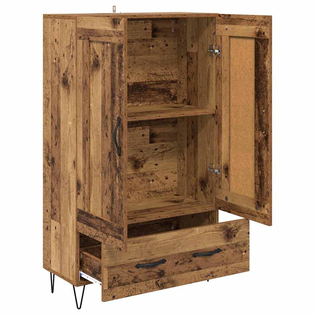 Highboard Gammelt træ 69,5 x 31 x 115 cm Konstrueret træ