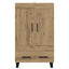 Highboard Artisan Egetræ 69,5 x 31 x 115 cm Konstrueret træ