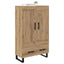 Highboard Artisan Egetræ 69,5 x 31 x 115 cm Konstrueret træ