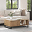 Sofabord Artisan Egetræ 90 x 60 x 35 cm Konstrueret træ