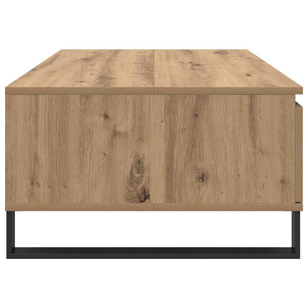 Sofabord Artisan Egetræ 90 x 60 x 35 cm Konstrueret træ