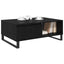 Sofabord Sort eg 90 x 60 x 35 cm Konstrueret træ