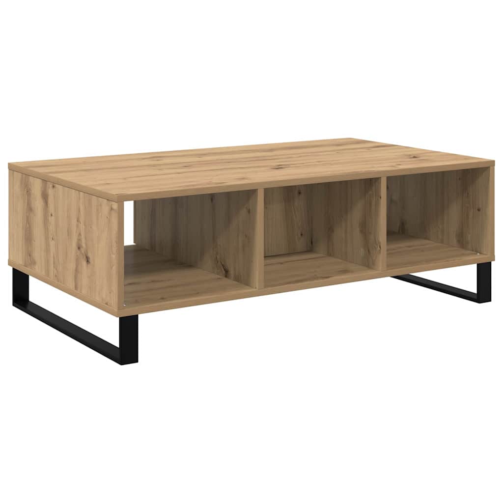 Sofabord Artisan Egetræ 104 x 60 x 35 cm Konstrueret træ