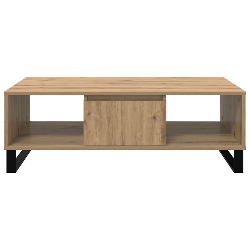 Sofabord Artisan Egetræ 104 x 60 x 35 cm Konstrueret træ