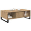 Sofabord Artisan Egetræ 104 x 60 x 35 cm Konstrueret træ