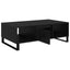Sofabord Sort eg 104 x 60 x 35 cm Konstrueret træ