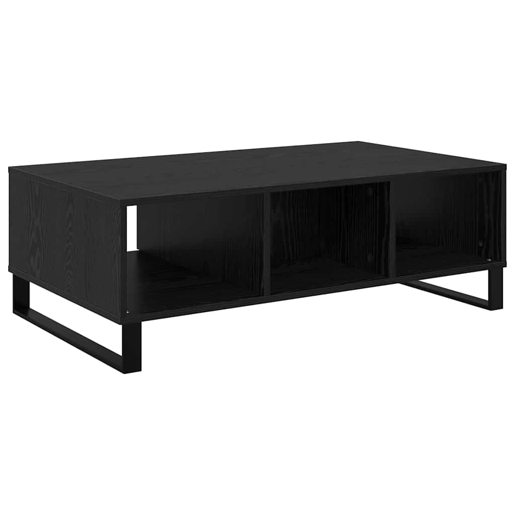 Sofabord Sort eg 104 x 60 x 35 cm Konstrueret træ