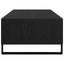 Sofabord Sort eg 104 x 60 x 35 cm Konstrueret træ