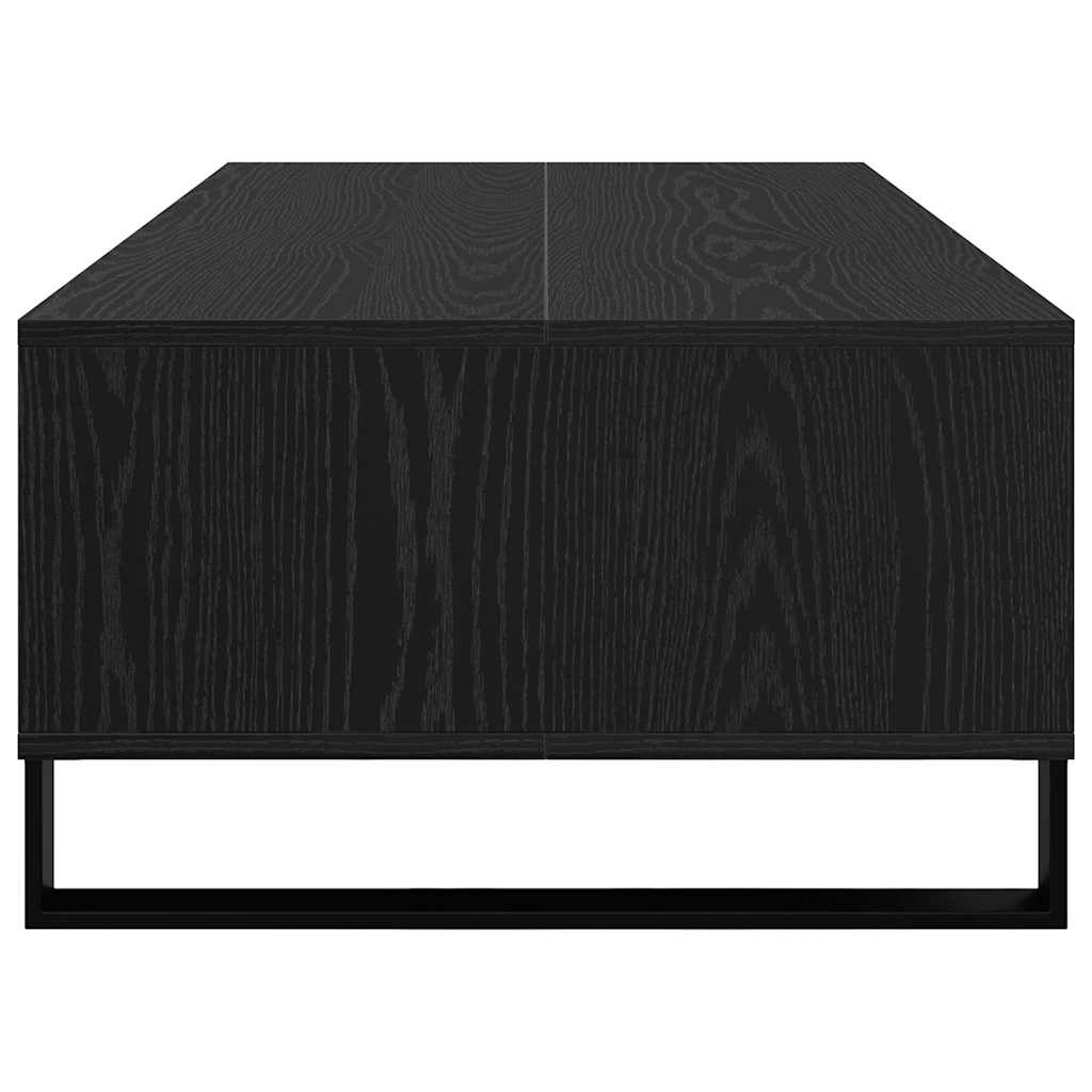 Sofabord Sort eg 104 x 60 x 35 cm Konstrueret træ