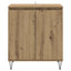 Sideboard Artisan Egetræ 60 x 35 x 70 cm Konstrueret træ