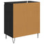 Sideboard Sort eg 60 x 35 x 70 cm Konstrueret træ