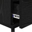 Natskab 2 pcs Sort eg 40 x 35 x 50 cm Konstrueret træ