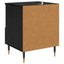 Natskab 2 pcs Sort eg 40 x 35 x 50 cm Konstrueret træ