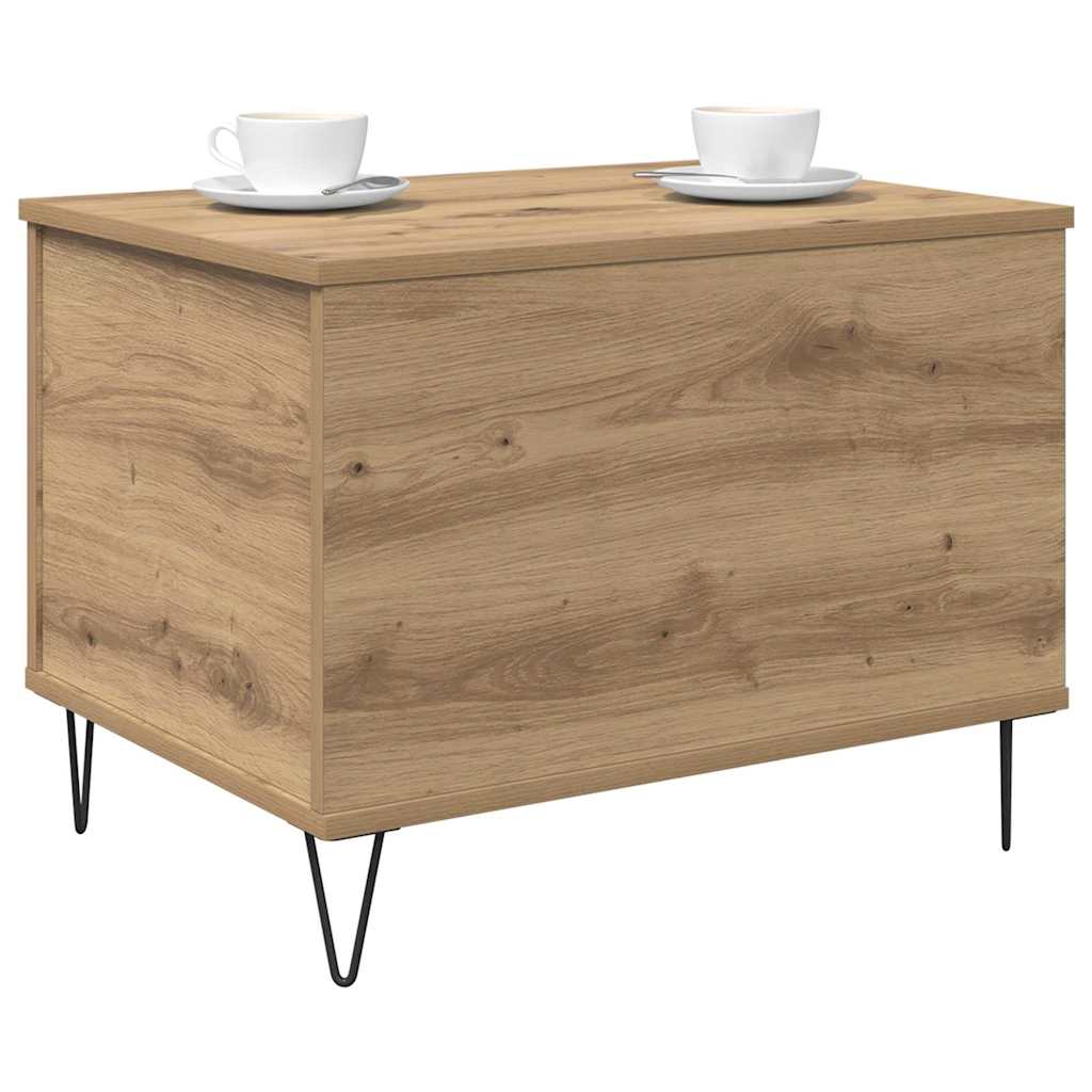 Sofabord Artisan Egetræ 60 x 44,5 x 45 cm Konstrueret træ