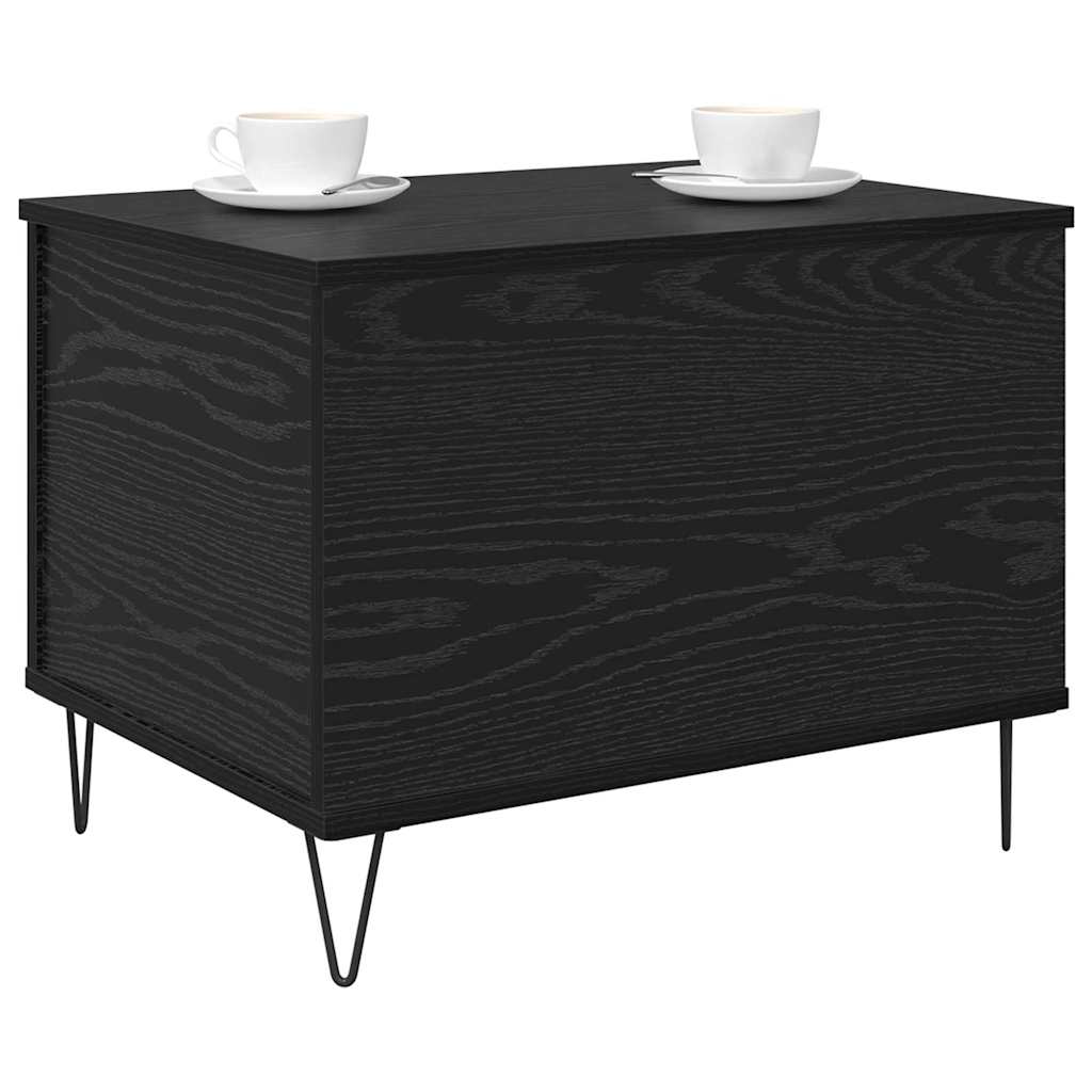 Sofabord Sort eg 60 x 44,5 x 45 cm Konstrueret træ