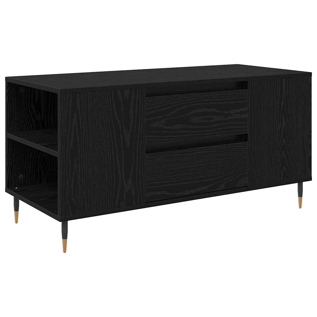Sofabord Sort eg 102 x 44,5 x 50 cm Konstrueret træ