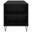 Sofabord med skuffe Sort eg 102 x 44,5 x 50 cm Konstrueret træ
