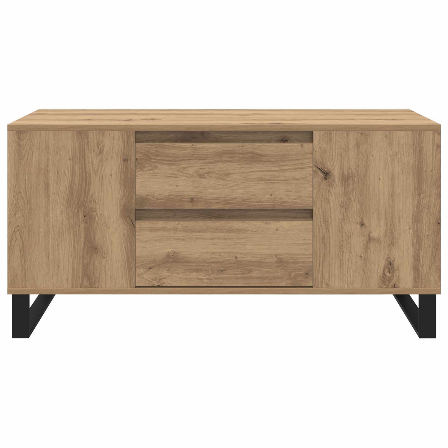Sofabord Artisan Egetræ 102 x 44,5 x 50 cm Konstrueret træ