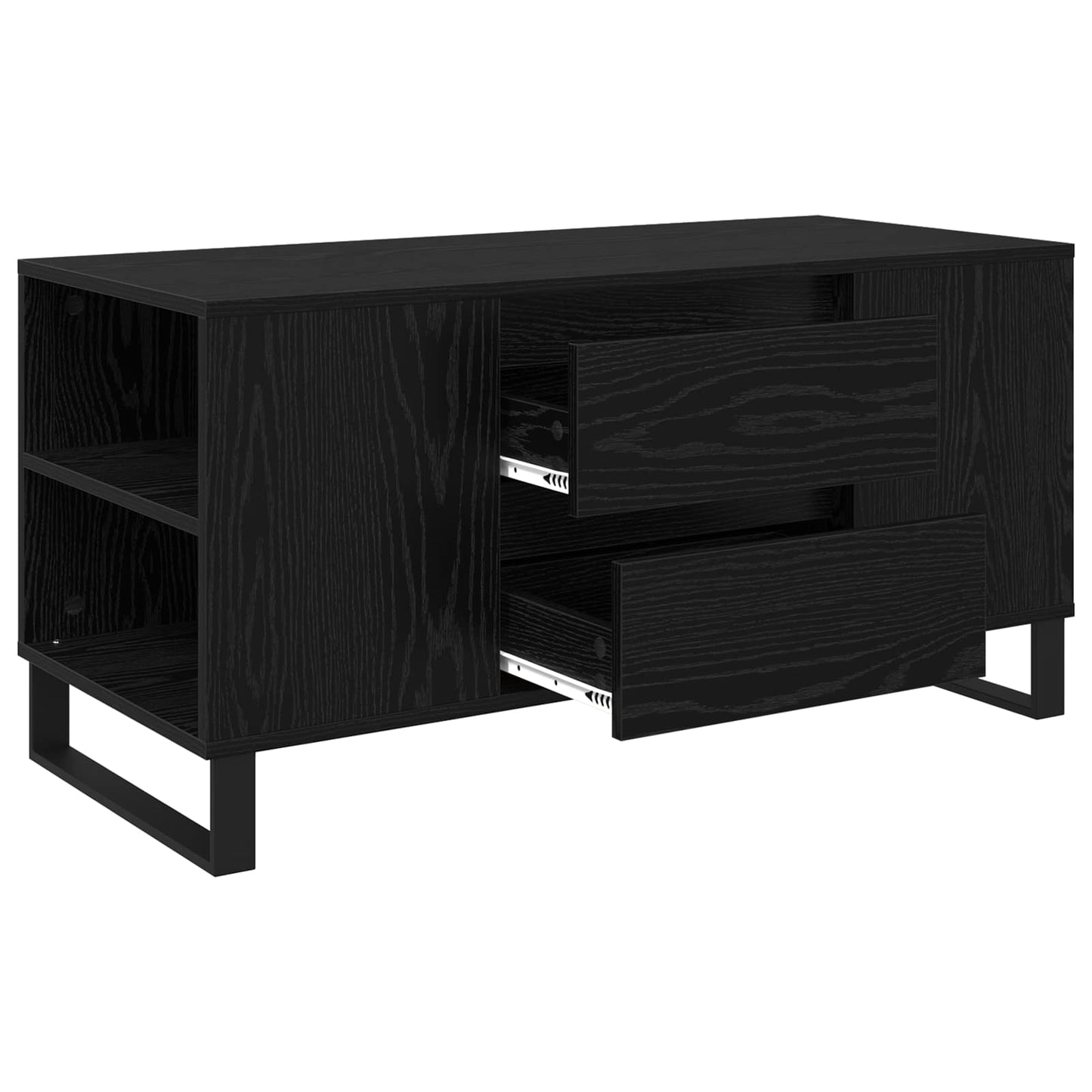 Sofabord Sort eg 102 x 44,5 x 50 cm Konstrueret træ