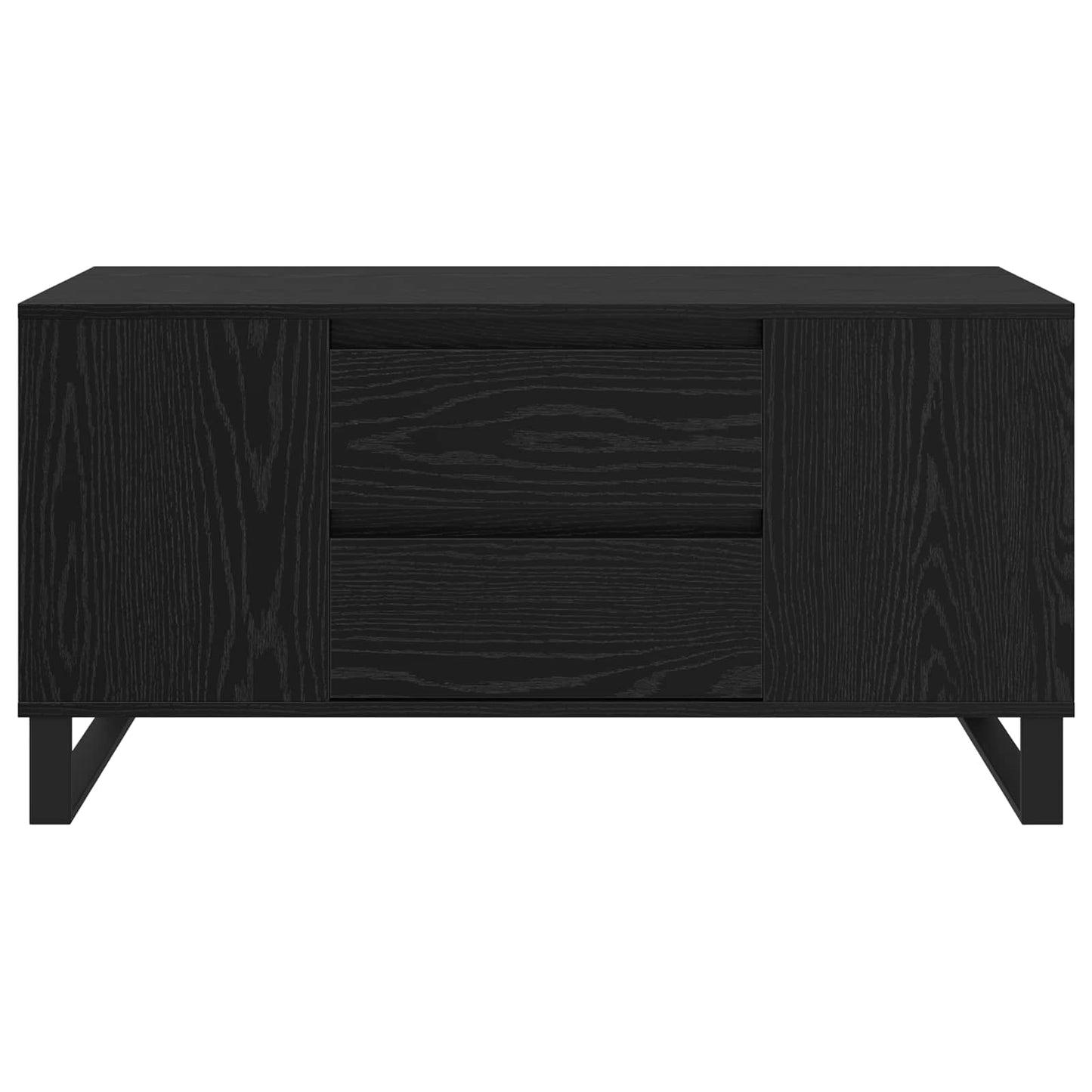 Sofabord Sort eg 102 x 44,5 x 50 cm Konstrueret træ