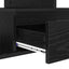 Sofabord Sort eg 90 x 49 x 45 cm Konstrueret træ