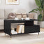 Sofabord Sort eg 90 x 49 x 45 cm Konstrueret træ