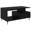 Sofabord Sort eg 90 x 49 x 45 cm Konstrueret træ