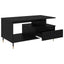 Sofabord Sort eg 90 x 49 x 45 cm Konstrueret træ