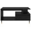 Sofabord Sort eg 90 x 49 x 45 cm Konstrueret træ