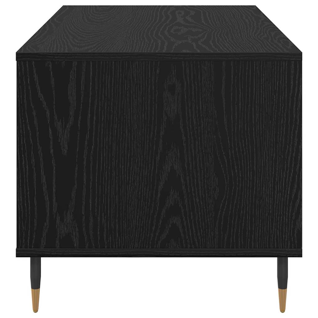 Sofabord Sort eg 90 x 49 x 45 cm Konstrueret træ
