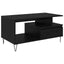 Sofabord Sort eg 90 x 49 x 45 cm Konstrueret træ