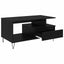 Sofabord Sort eg 90 x 49 x 45 cm Konstrueret træ