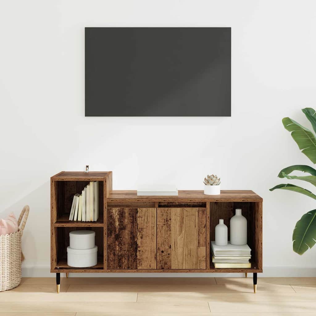 TV-skab Gammelt træ 100 x 35 x 55 cm Konstrueret træ