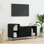 TV-skab Sort eg 100 x 35 x 55 cm Konstrueret træ