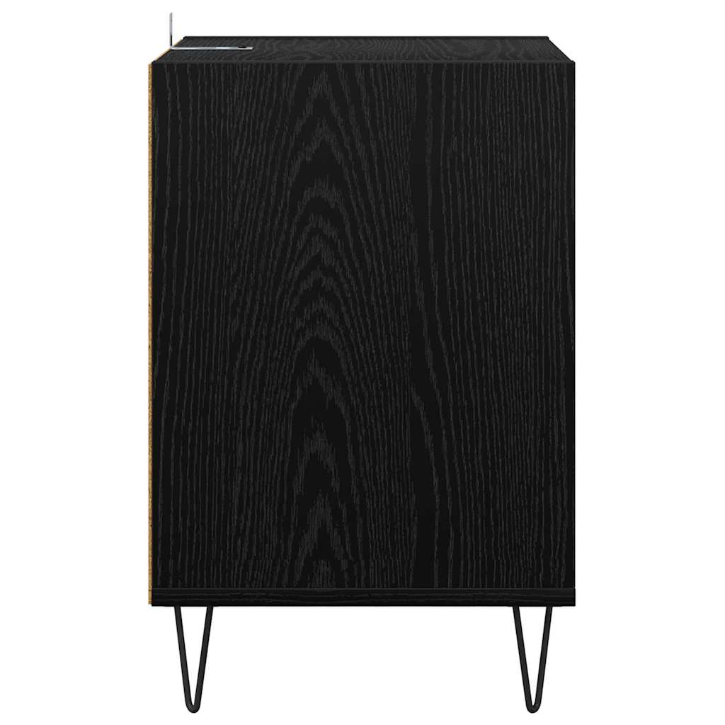 TV-skab Sort eg 100 x 35 x 55 cm Konstrueret træ