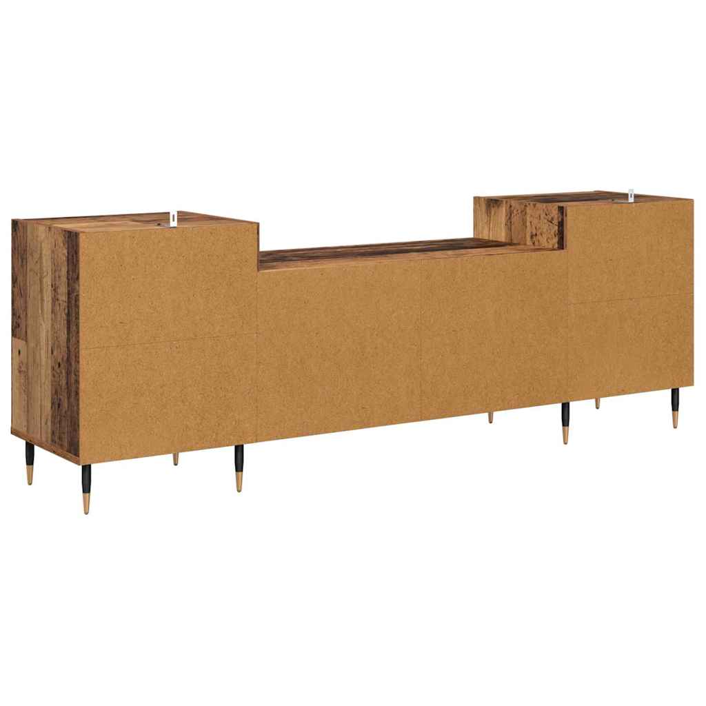 TV-skab Gammelt træ 160 x 35 x 55 cm Konstrueret træ