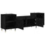 TV-skab Sort eg 160 x 35 x 55 cm Konstrueret træ