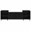 TV-skab Sort eg 160 x 35 x 55 cm Konstrueret træ