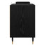 TV-skab Sort eg 160 x 35 x 55 cm Konstrueret træ