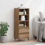 Highboard Artisan Egetræ 40 x 36 x 110 cm Konstrueret træ
