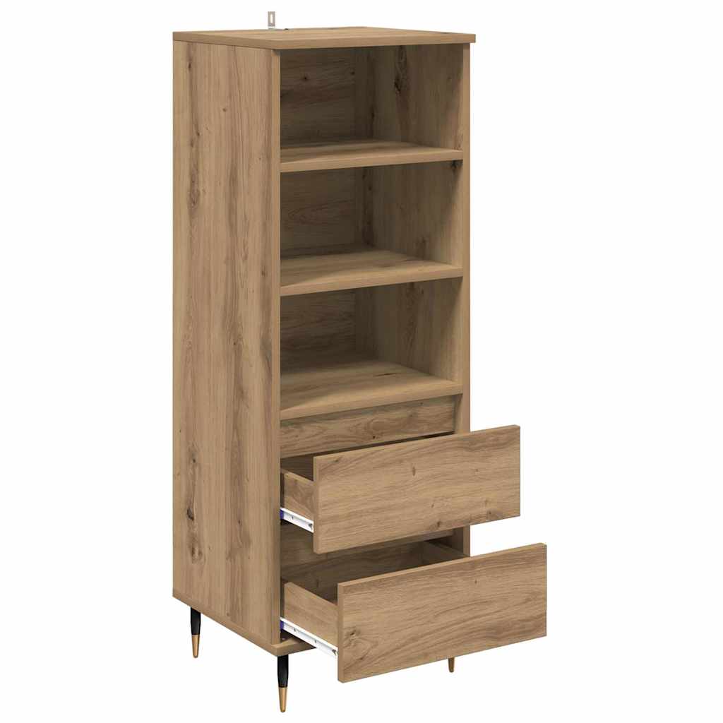 Highboard Artisan Egetræ 40 x 36 x 110 cm Konstrueret træ
