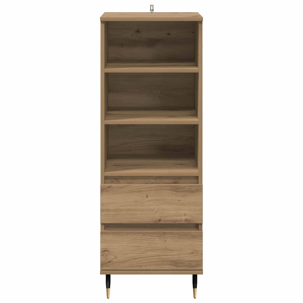 Highboard Artisan Egetræ 40 x 36 x 110 cm Konstrueret træ