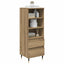 Highboard Artisan Egetræ 40 x 36 x 110 cm Konstrueret træ
