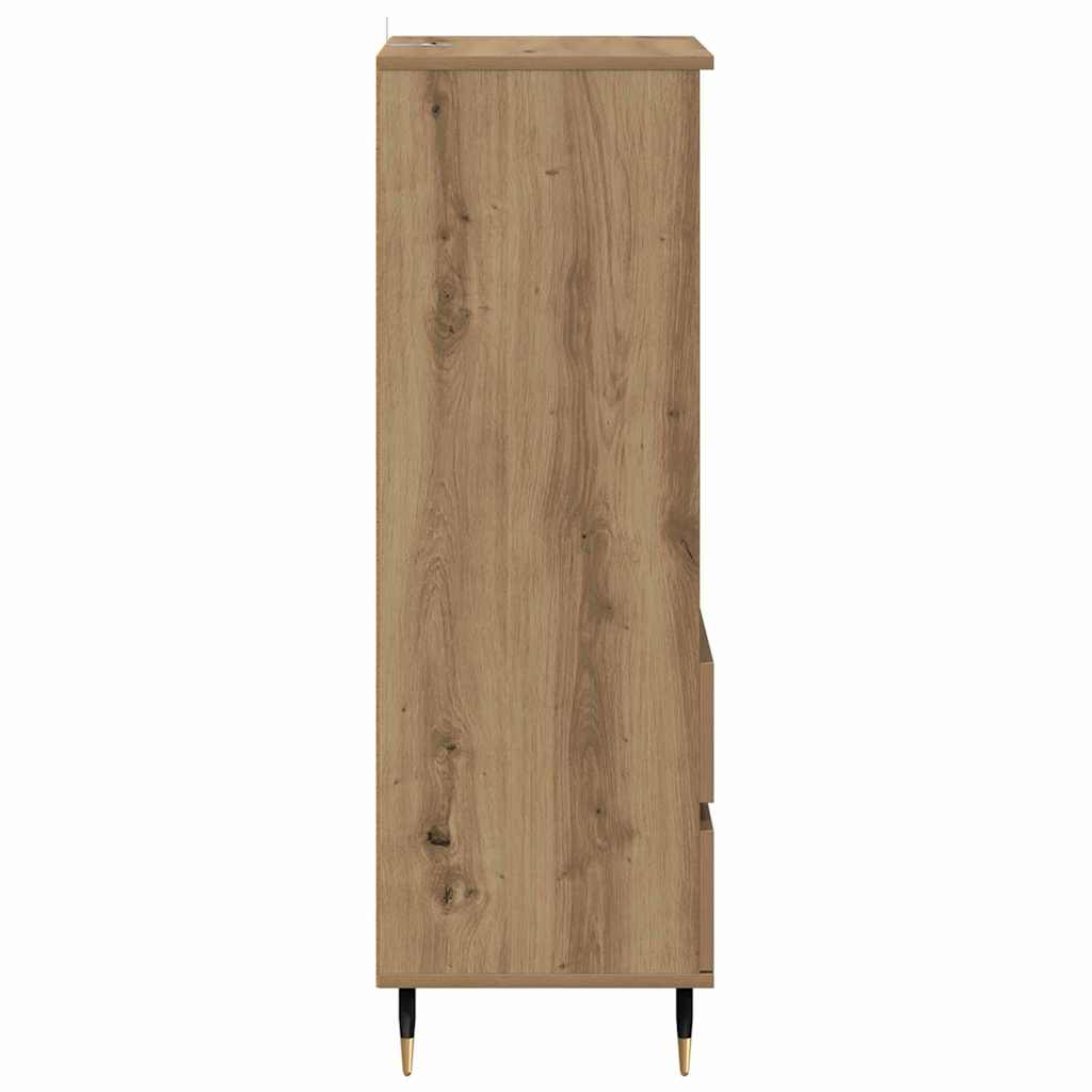 Highboard Artisan Egetræ 40 x 36 x 110 cm Konstrueret træ