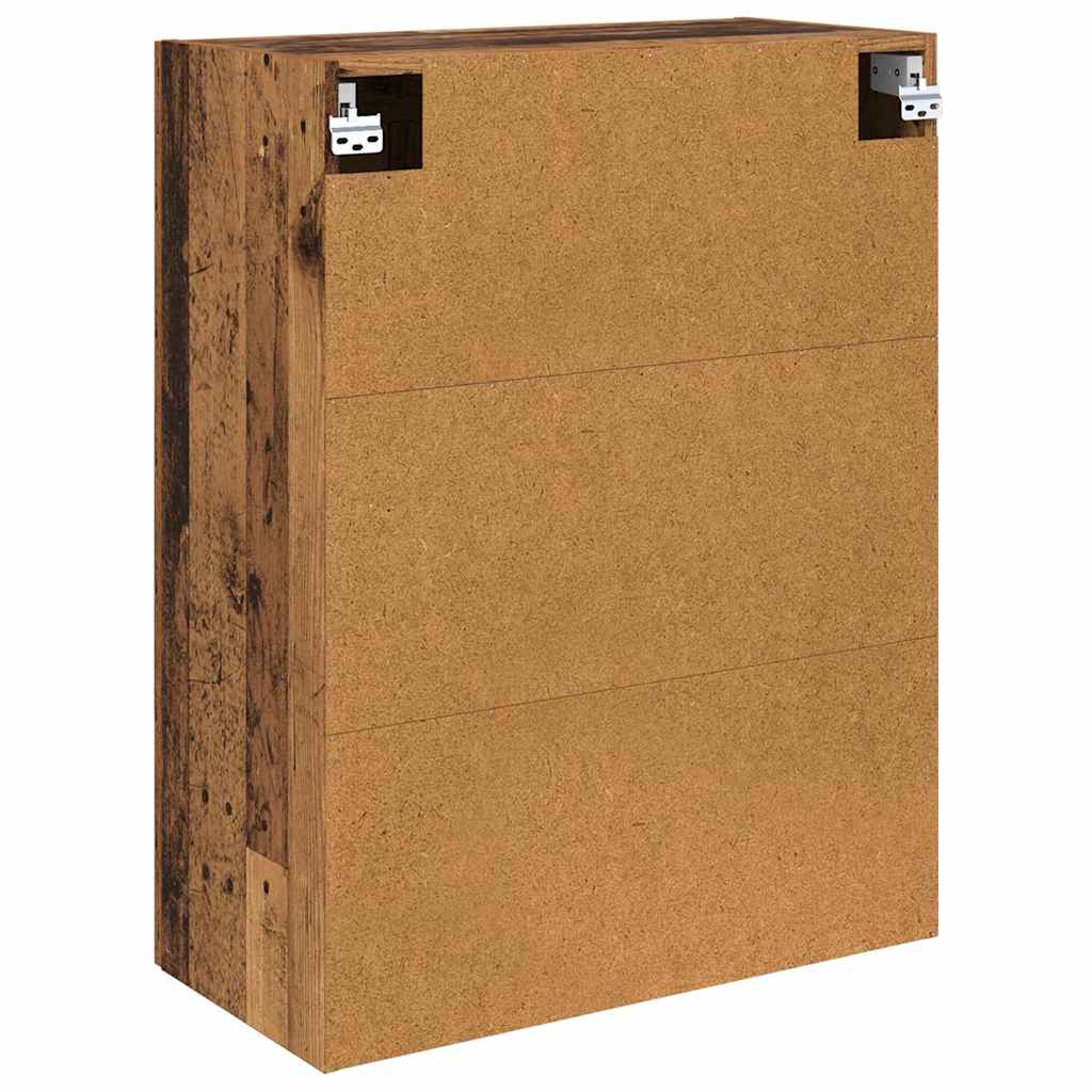 Vægskab Gammelt træ 69,5 x 34 x 90 cm Konstrueret træ