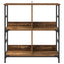 Bogreol Gammelt træ 78,5 x 33 x 82 cm Konstrueret træ