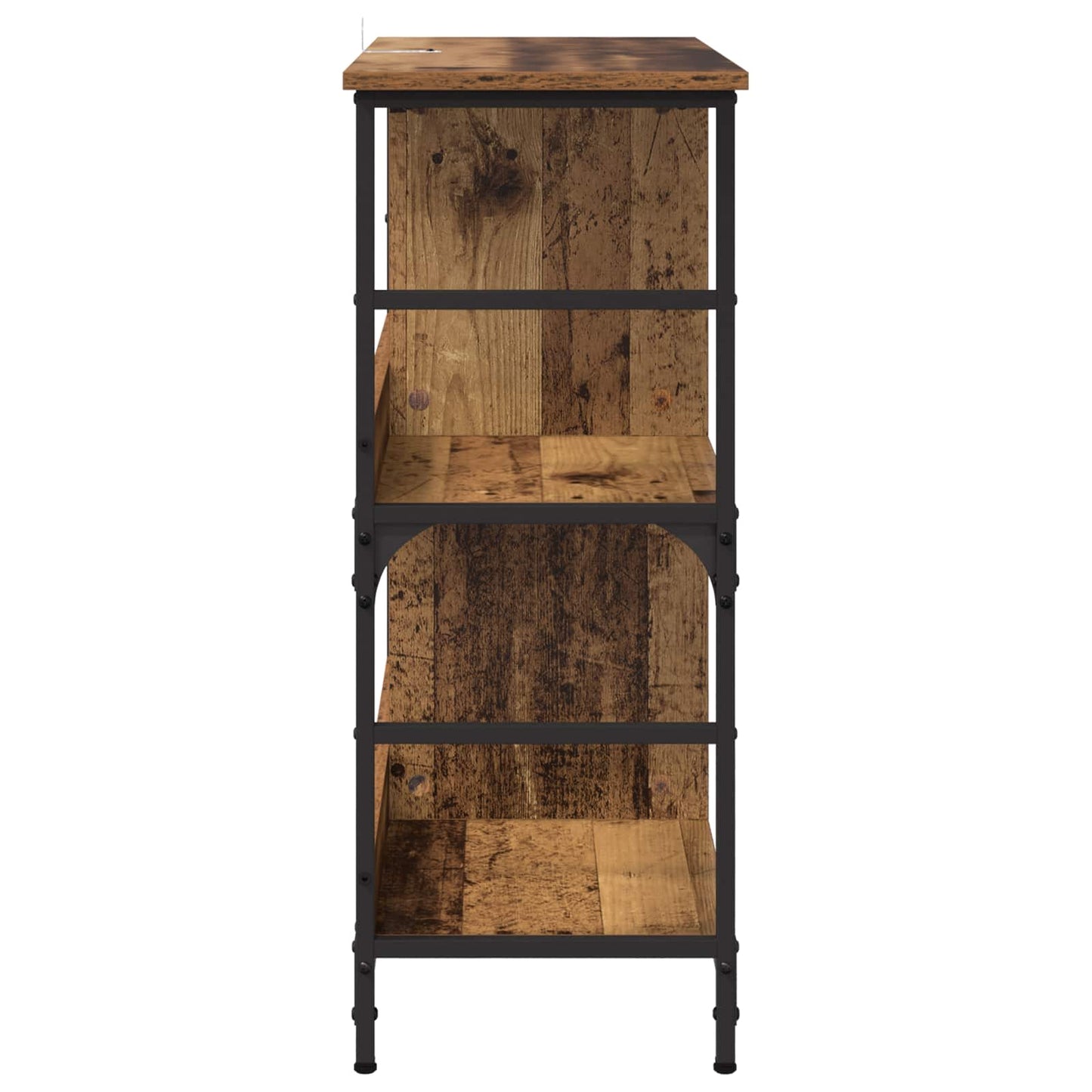 Bogreol Gammelt træ 78,5 x 33 x 82 cm Konstrueret træ