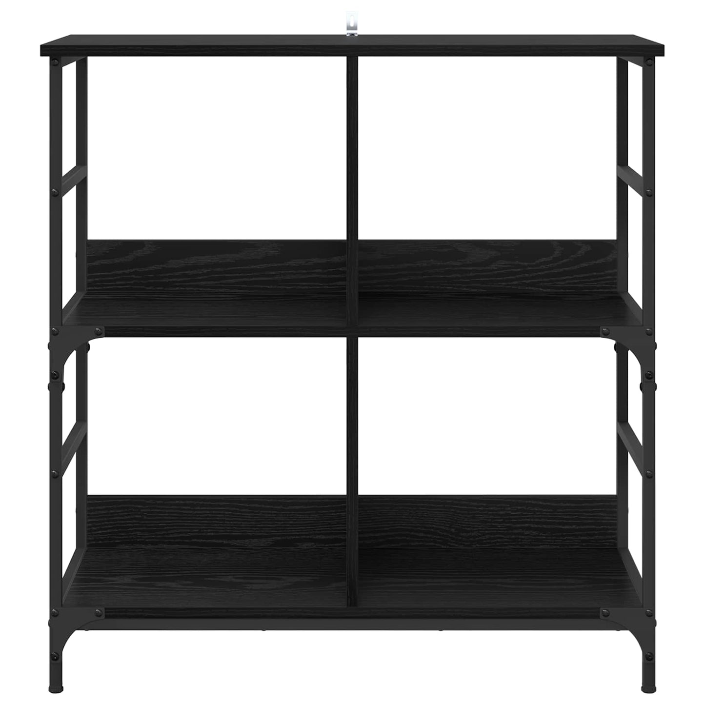 Bogreol Sort eg 78,5 x 33 x 82 cm Konstrueret træ
