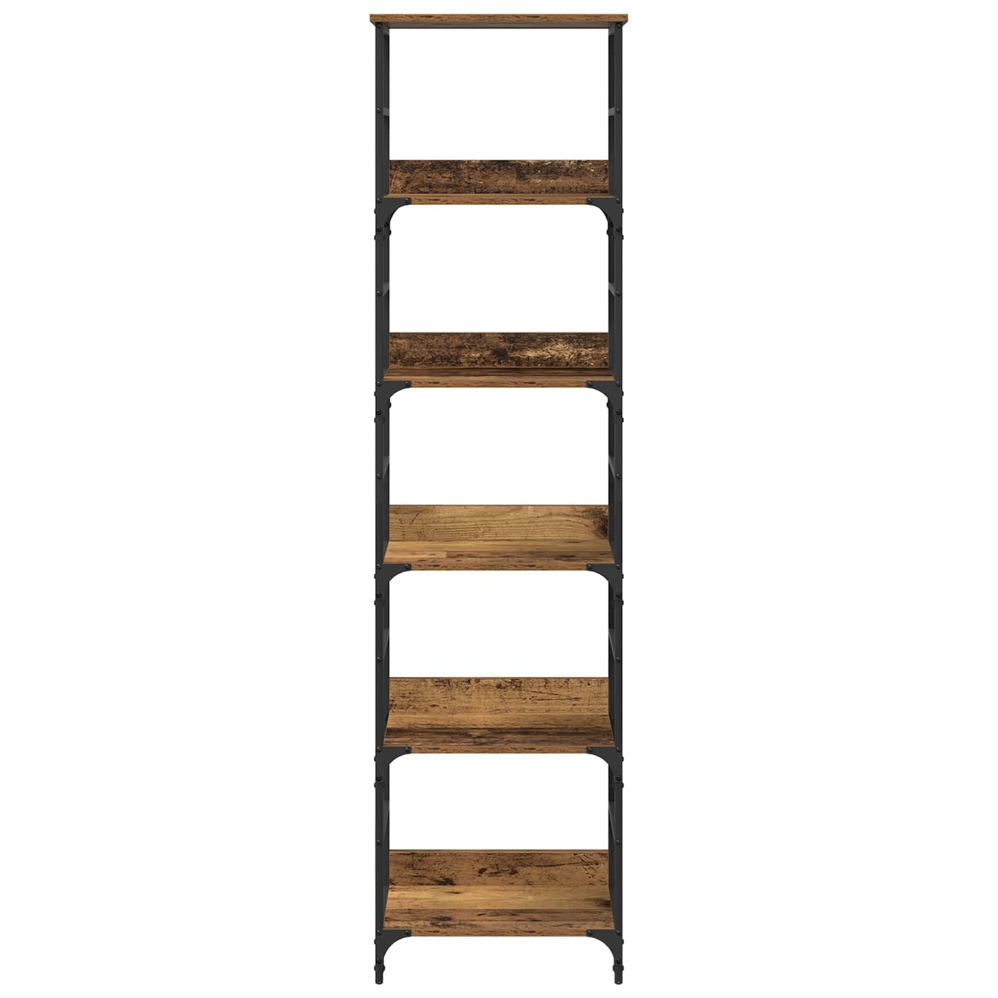 Bogreol Gammelt træ 50 x 33 x 188,5 cm Konstrueret træ